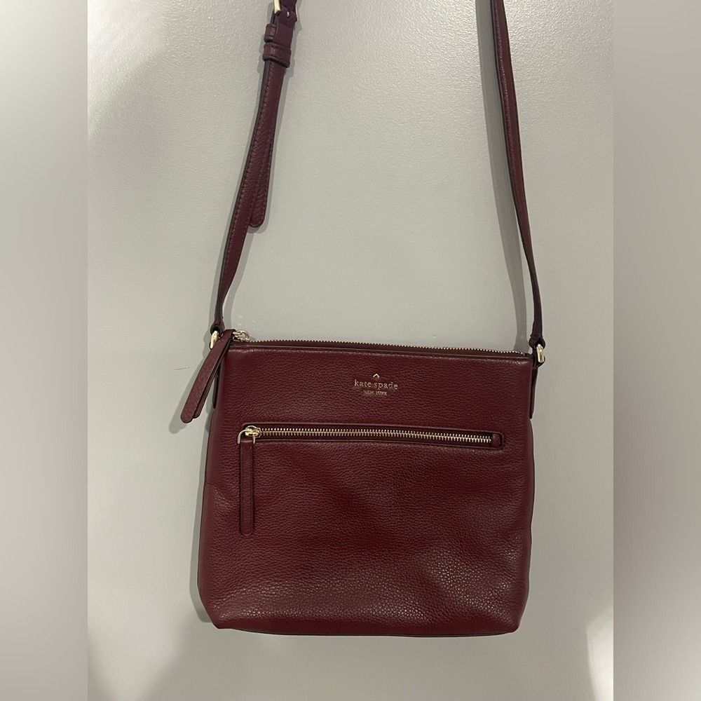 Kate Spade Deep Red Crossbody Bag